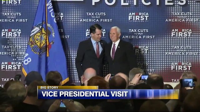 Vice President Mike Pence Touts Republican Tax Plan for Booming Economy in Milwaukee Visit