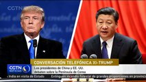 Los presidentes de China y EE. UU.  discuten cuestión sobre la península coreana