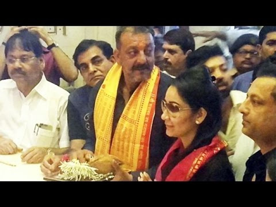 Sanjay Dutt VISITS Siddhivinayak Temple After Coming Out From Yerawada Jail