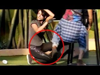 Rishabh KICKS Mandana During The 'Race To Finale' Task - Bigg Boss 9