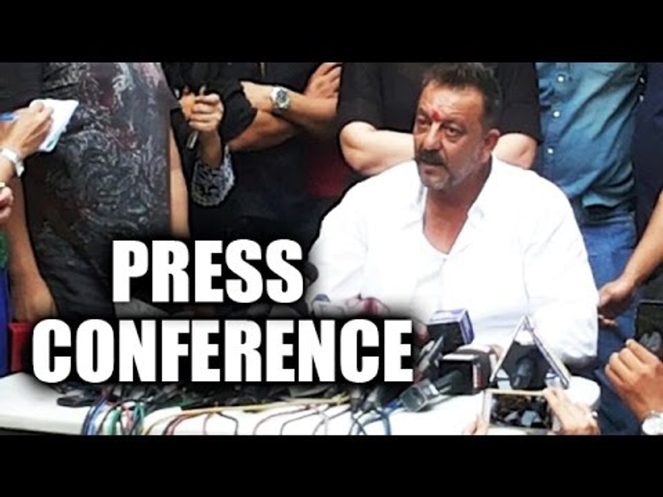Sanjay Dutt's EXCLUSIVE PRESS CONFERENCE After Release From Jail