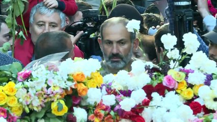 Arménie: l'opposant Pachinian se dit "prêt à diriger le pays"