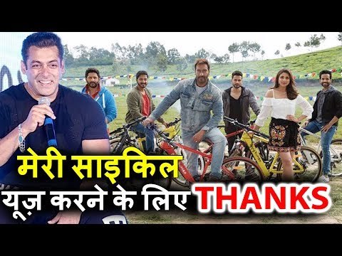 Salman ने किया Golmaal Again का शुक्रिया । Being Human CYCLES का इस्तमाल करने के लिए