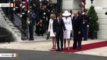 Awkward Hand-Holding Moment Between President Trump And Melania Trump Caught On Camera