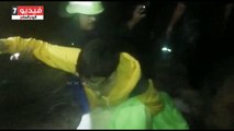 فيديو.. الشرطة تنقذ طلاب مدرسة خاصة احتجزتهم السيول فى محمية 