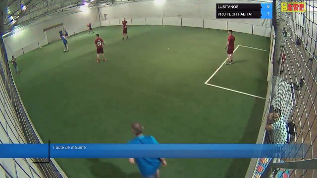 Faute de maxime - LUSITANOS Vs PRO TECH HABITAT - 24/04/18 20:00 - LIGUE 1 - Poitiers Game Parc