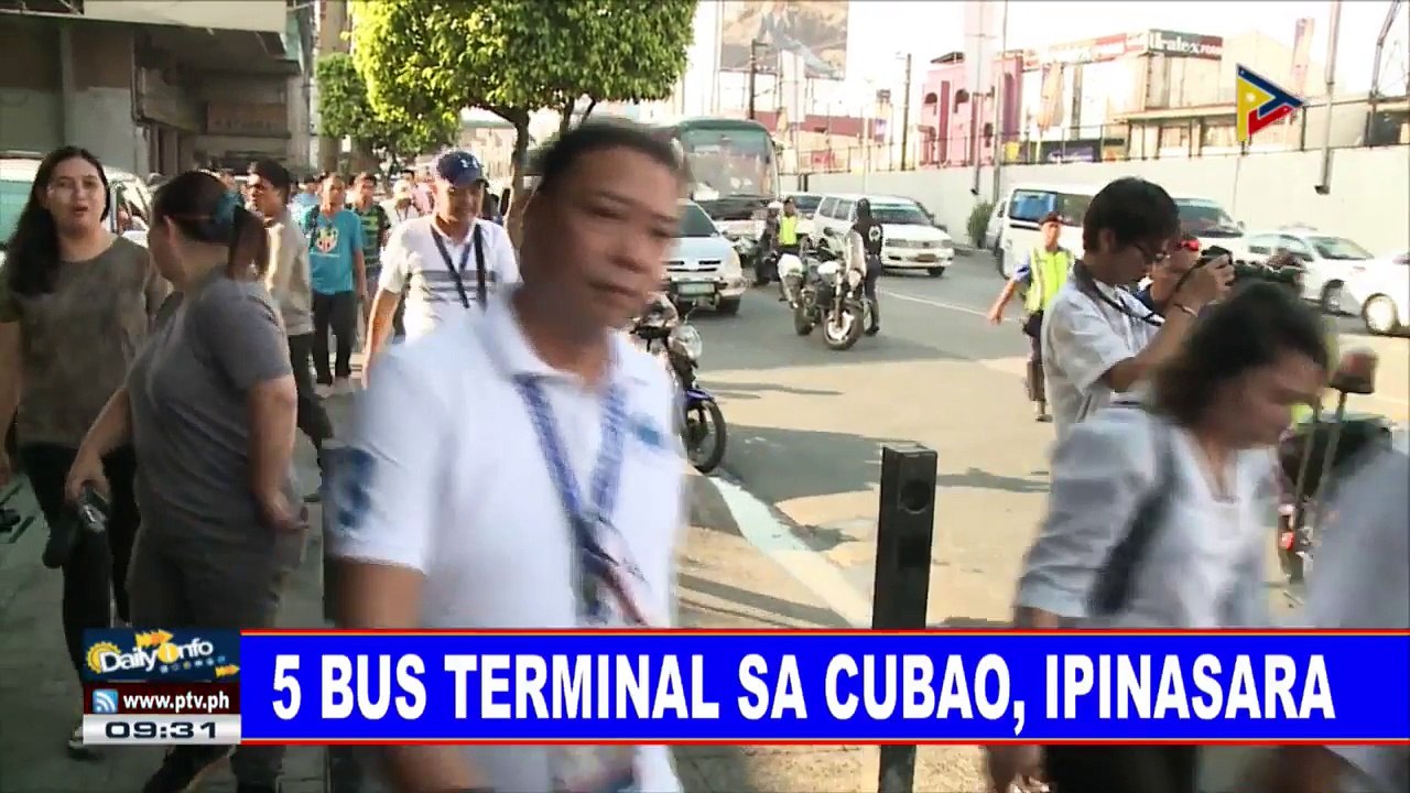 5 bus terminal sa Cubao, ipinasara