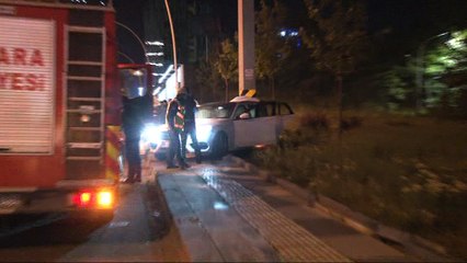 Başkent’te trafik kazası: 2 yaralı