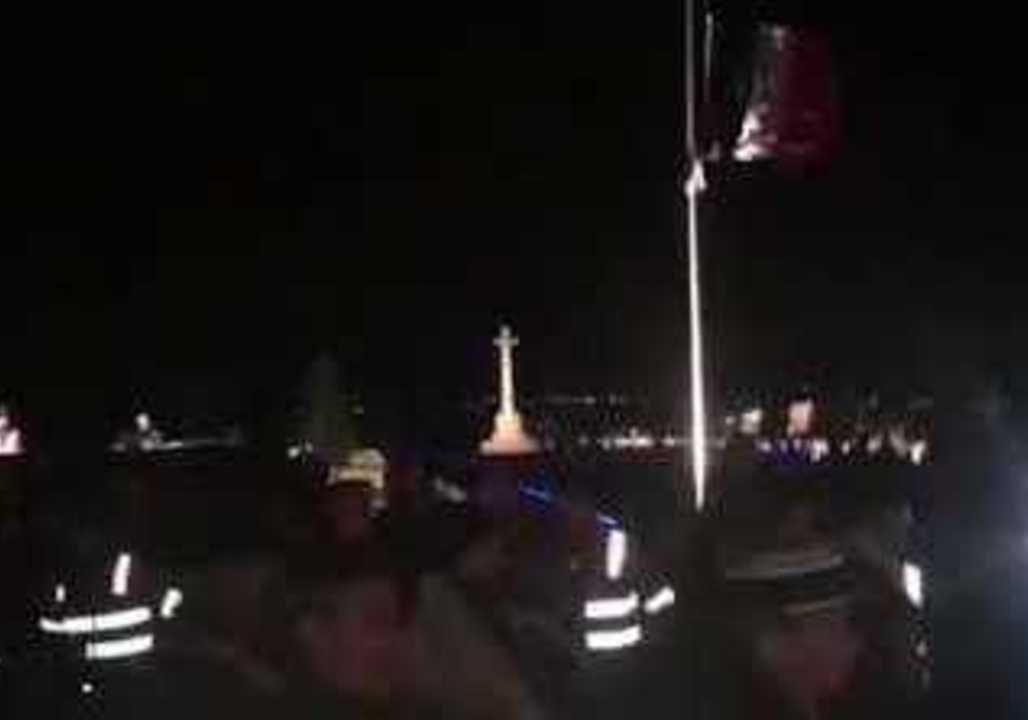 Prince Charles and Australian Prime Minister Arrive for Dawn Service in Villers-Bretonneux
