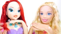 Barbie y Ariel Peinados Faciles y Lindos Para Tus Muñecas Disney Princesas