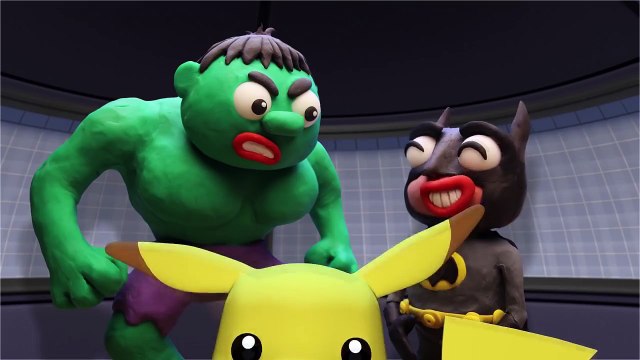 Angry Birds Bomb se Transforma Animacion Play Doh Stop Motion