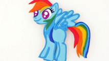 Como Hacer a Rainbow Dash de My Little Pony Con Play Doh  Manualidades con DCTC
