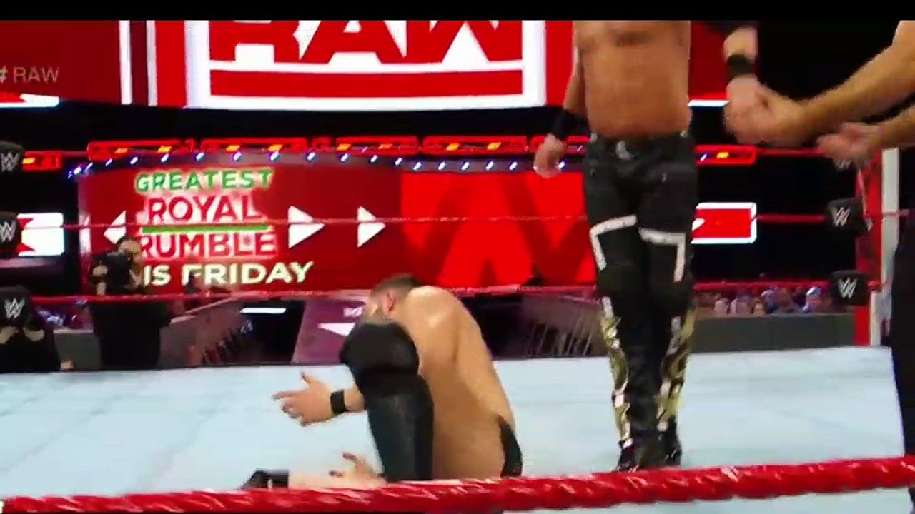 Seth Rollins & Finn Balor vs.Bo Dallas & Curtis axel:Raw, April  23,2018