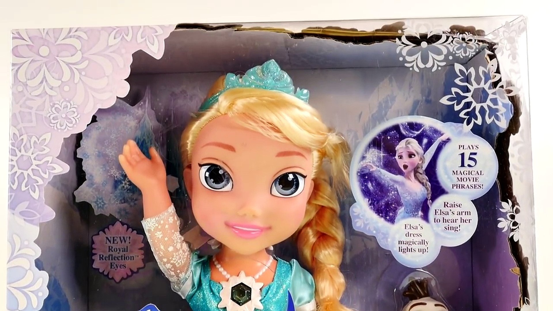 Muñeca ELSA Habla y Canta "Let it Go" Muñeca Elsa Niña y Princesa Rapunzel  Niña Disney + Olaf - video Dailymotion