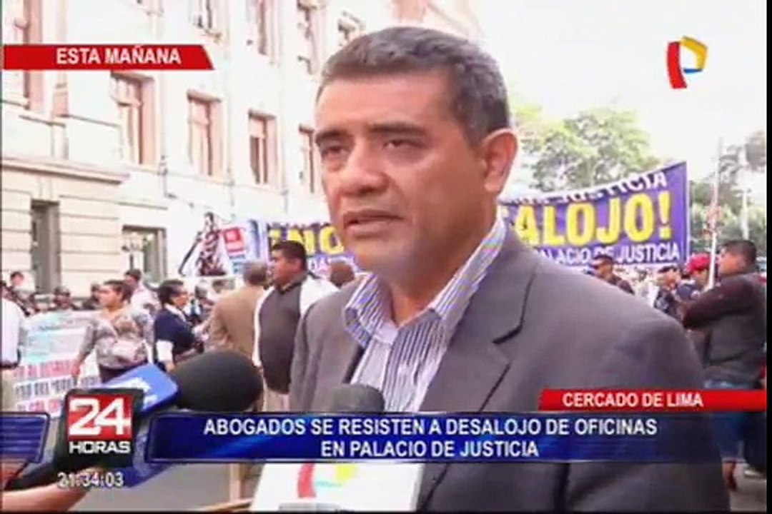 Abogados se oponen a desalojo de local que ocupaban en Palacio de ...