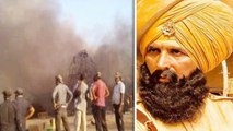 Akshay Kumar narrowly escapes massive fire at Kesari's set | FilmiBeat