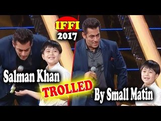 Salman Khan और Matin के कुछ मज़ेदार पल IFFI 2017 पर