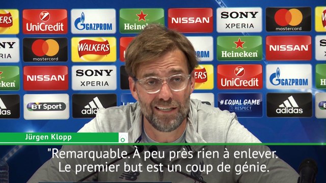Jurgen Klopp impressionné par les buts de Mohamed Salah