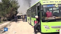 Casi 4 mil rebeldes y familias dejan Guta Oriental, Siria