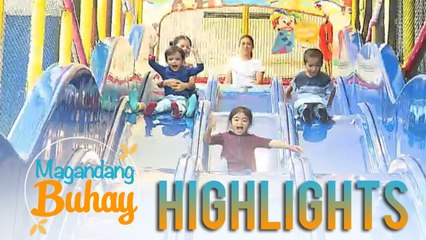 Magandang Buhay: Xia, Carlo, Pele and Mela enjoy the Active Fun playroom