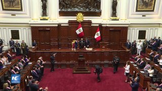 Mensaje del nuevo presidente de Perú recibe comentarios favorables