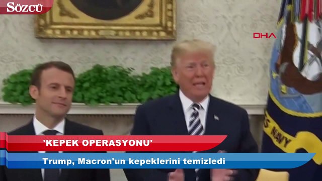 Trump'tan Macron'a 'kepek operasyonu'