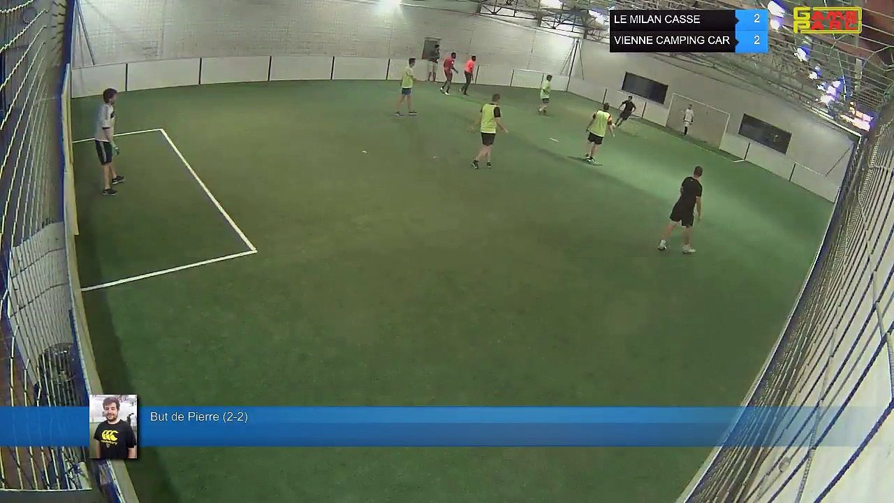 But de Pierre (2-2) - LE MILAN CASSE Vs VIENNE CAMPING CAR - 24/04/18 21:00 - LIGUE 3