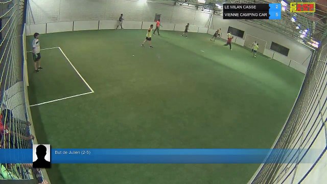 But de Julien (2-5) - LE MILAN CASSE Vs VIENNE CAMPING CAR - 24/04/18 21:00 - LIGUE 3