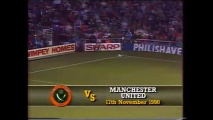 Manchester United - Sheffield United 17-11-1990 Division One