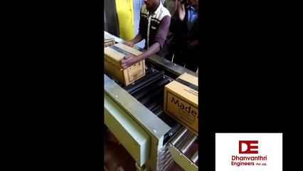 Inclined Carton Box Pusher Conveyor