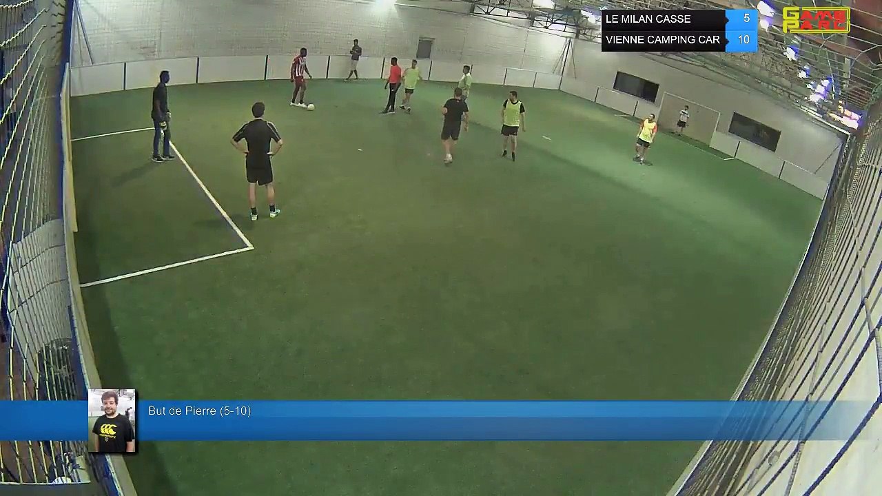 But de Pierre (5-10) - LE MILAN CASSE Vs VIENNE CAMPING CAR - 24/04/18 21:00 - LIGUE 3