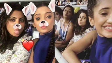 IPL 11: TV Actress Shivangi Joshi SPOTTED enjoying MI vs SRH Natch | वनइंडिया हिंदी