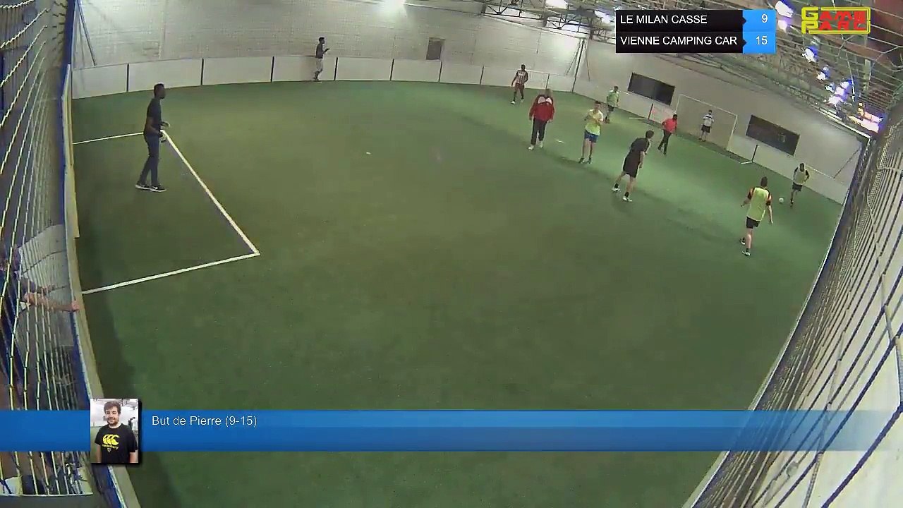 But de Pierre (9-15) - LE MILAN CASSE Vs VIENNE CAMPING CAR - 24/04/18 21:00 - LIGUE 3
