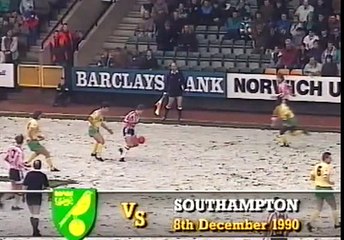 Norwich City - Southampton 08-12-1990 Division One