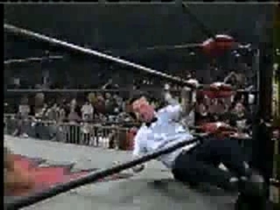 WCW  Rey Mysterio (unmasked) Beats Kevin Nash