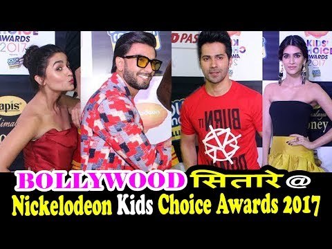 Nickelodeon Kids Choice Awards 2017 पर पोहचे Ranveer Singh, Alia Bhatt, Varun Dhawan, Rohit Shetty