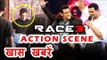 Salman Khan Action Shots For Race 3 In Film City | Akshay Kumar Padman Promotion On Salman's Show