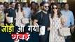Virat Kohli और Anushka Sharma पोहचे Mumbai Airport पर Delhi का Wedding रिसेप्शन होने के बाद