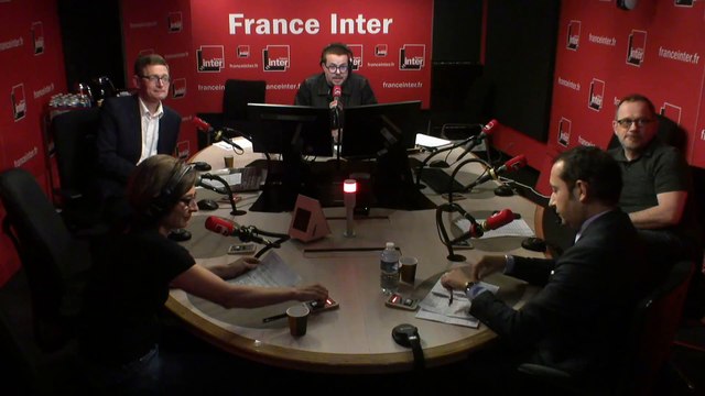 Sébastien Chenu au micro d'Alexandra Bensaid