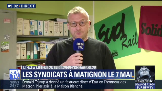 Le 7 mai à Matignon, on espère que ça débouchera enfin sur de vraies négociations , affirme un délégué syndical de Sud-Rail