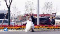 100 parejas celebran bodas colectivas en globos aerostáticos