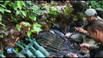 Hallan arsenal perteneciente a disidencias de las FARC