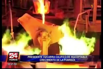 Presidente Vizcarra calificó de "inaceptable" el incremento de la pobreza