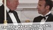 Trump et Macron trinquent, Brigitte en Vuitton et Melania en Chanel