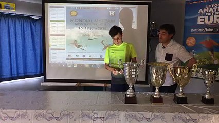 Tirage de la Coupe du Monde MyTeam Montlouis CUP U13 2018