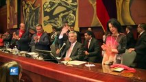 Presidente ecuatoriano entrega proyecto de ley contra violencia de género