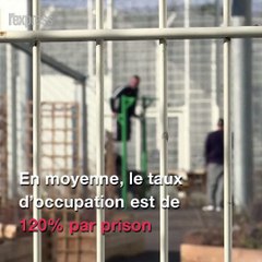 Les prisons françaises sont surpeuplées