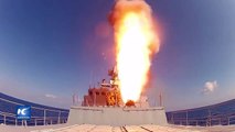 Buques de guerra rusos atacan a terroristas en Siria con misiles de crucero