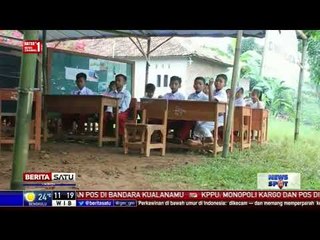 Ratusan Siswa SD di Leuwi Liang Belajar di Tenda Darurat