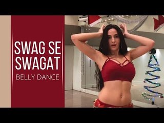 सलमान के गाने Swag Se Swagat Arabic वाले पर किया Nora Fatehi ने Belly डांस | Tiger Zinda Hai